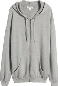Treasure & Bond Oversize Front Zip Hoodie