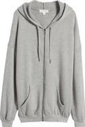 Treasure & Bond Oversize Front Zip Hoodie