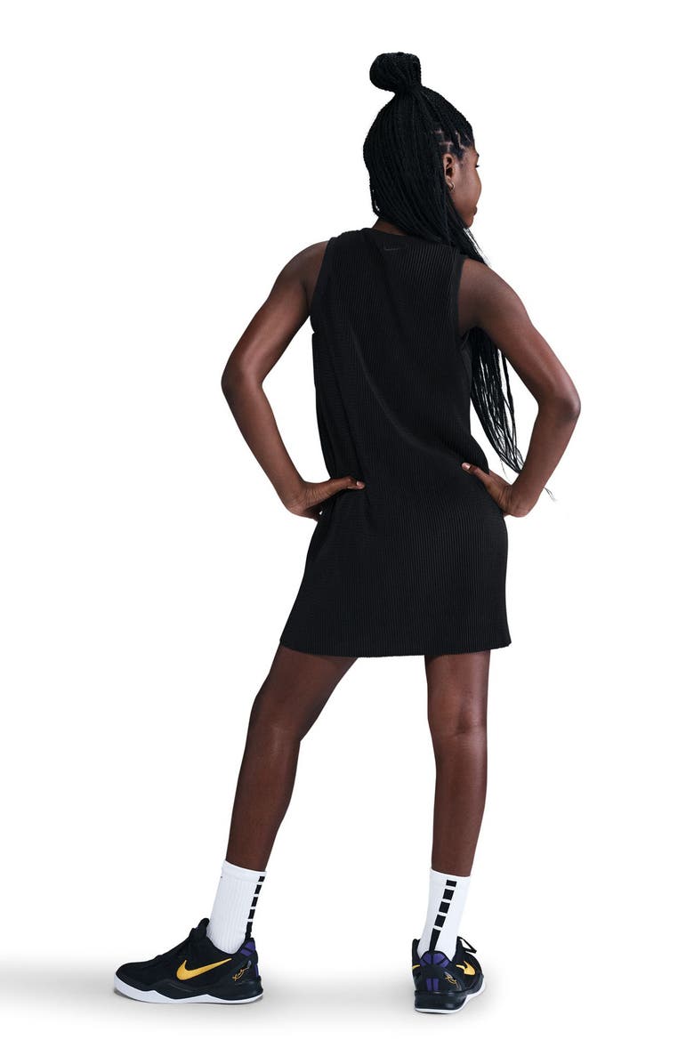 Nike Kids' Kobe Pleated Dress, Alternate, color, Black/ White