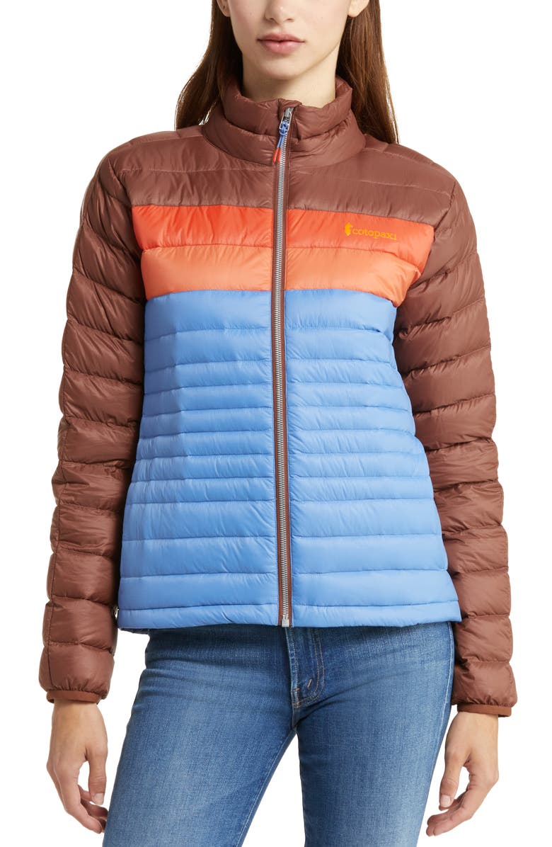 Cotopaxi Fuego Water Resistant 800 Fill Power Down Puffer Jacket, Alternate, color, Acorn / Lupine