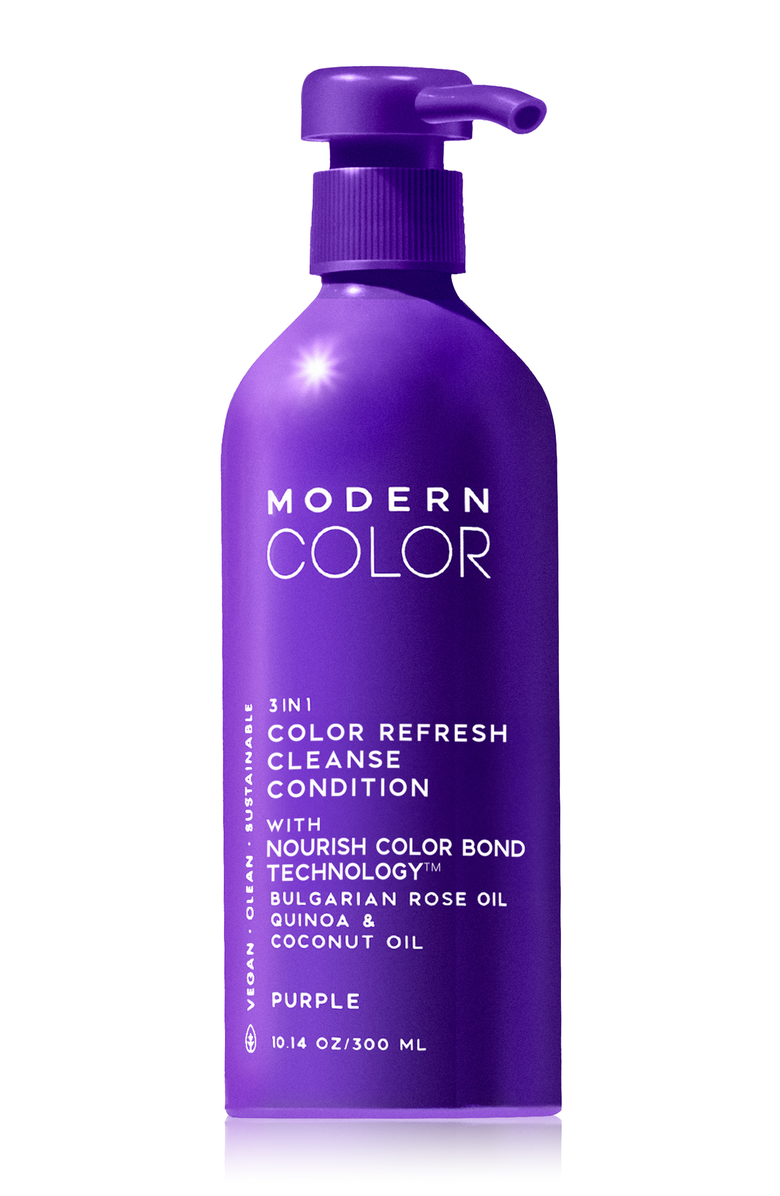 Modern Color Violet 3-In-1 Hair Color Refresh Cleanse Conditioner, Main, color, Single
