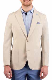 TailorByrd Textured Stripe Seersucker Sport Coat