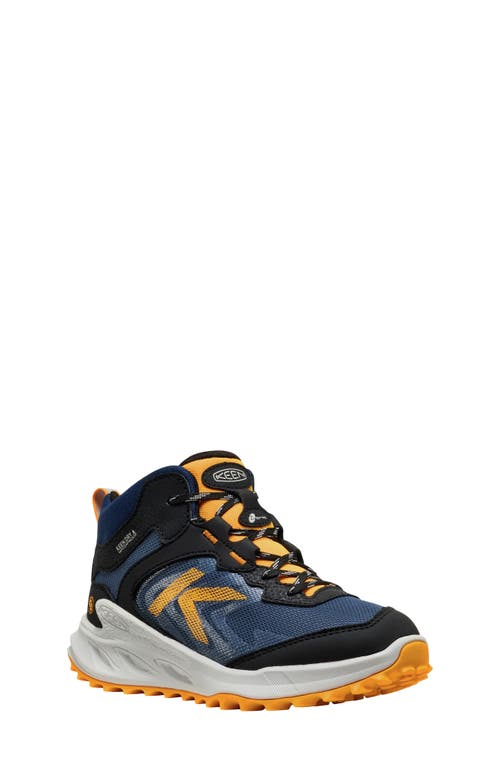 Keen Kids' Zionic Waterproof Hiking Boot In Blue