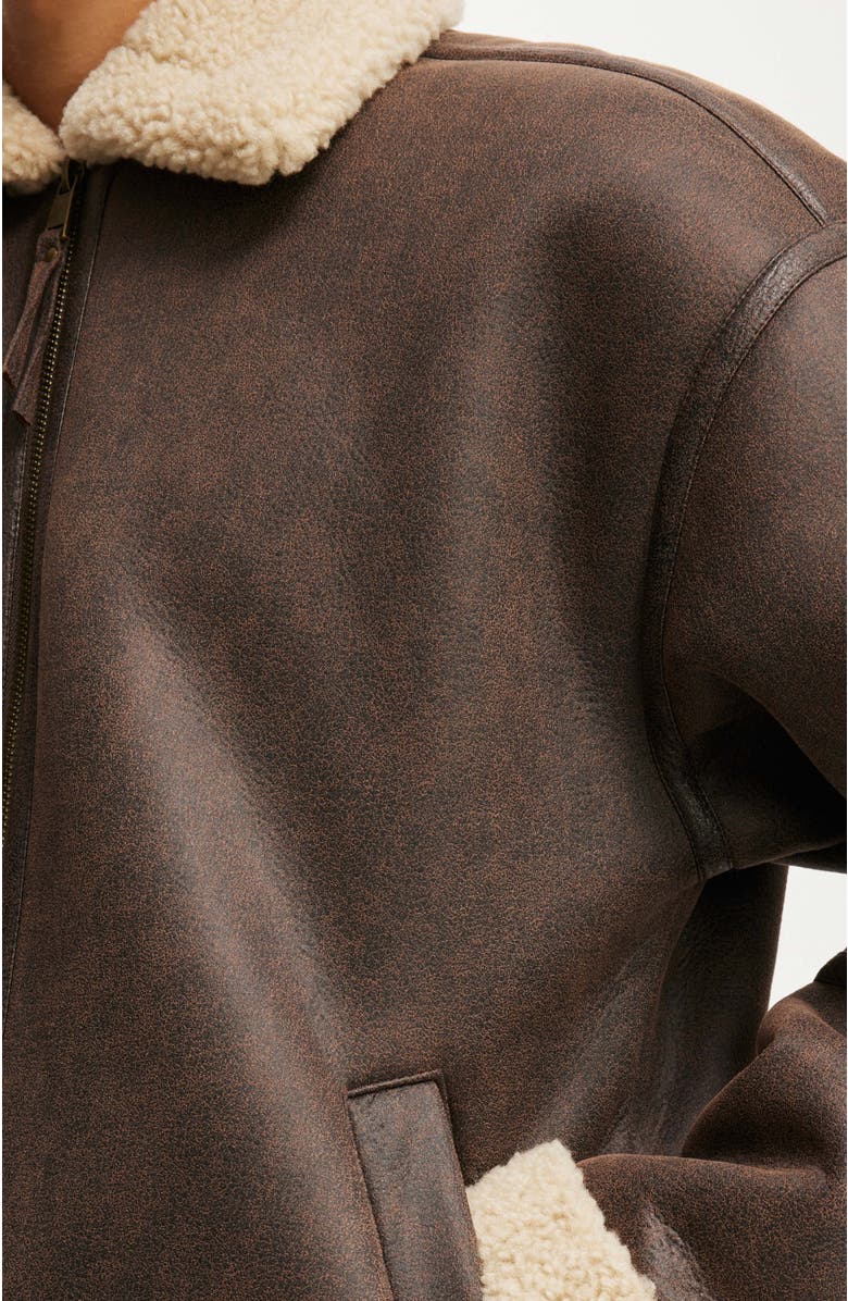 Cotton On Faux Sherling Jacket, Alternate, color, 