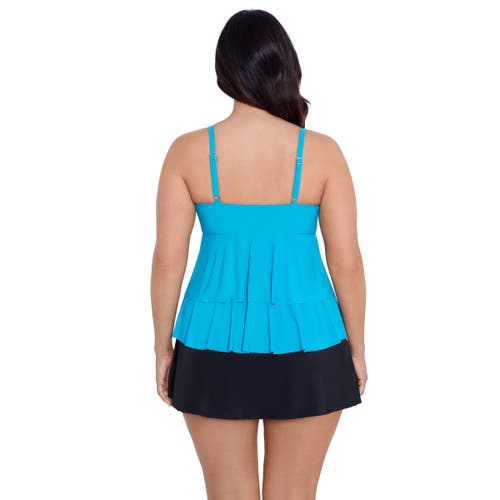 Trimshaper Leona V-neckline Tankini Swim Top