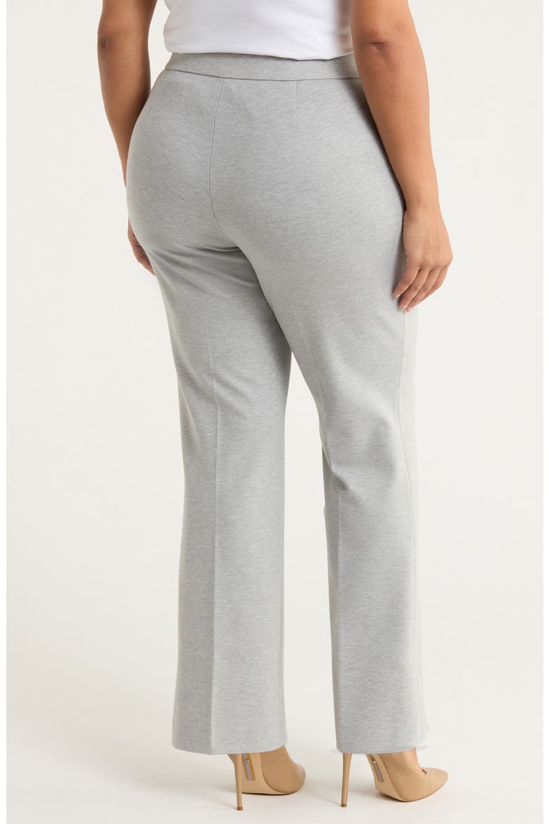High Waist Bootcut Pull-On Pants, Alternate, color, LIGHT HEATHER GREY