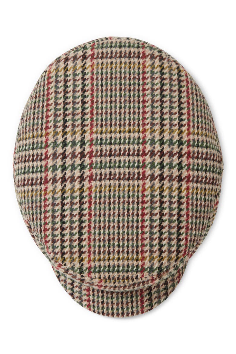 Gender Inclusive Fiddler Cap, Alternate, color, SAND/ADRENALINE RUSH/GREEN