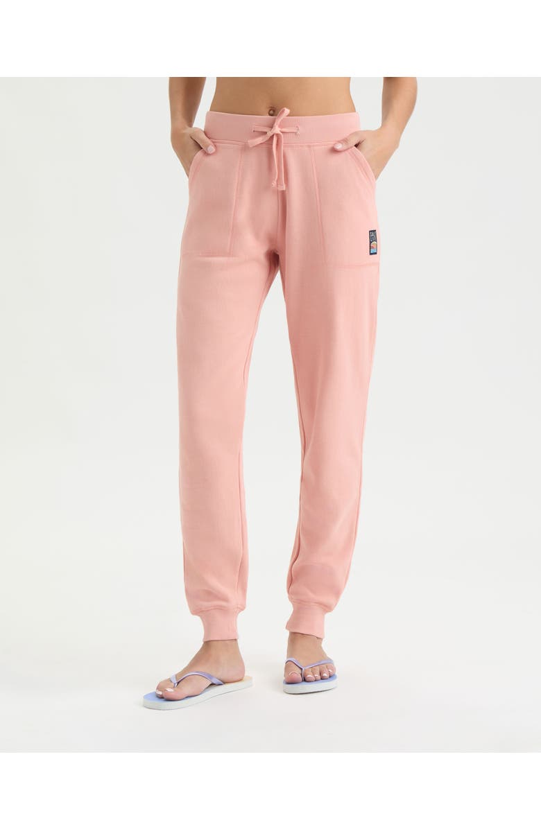 Salt Life Saltsations Ocean Washed Fleece Joggers, Main, color, Desert Clay