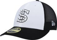 New Era Men's New Era White/Black Chicago White Sox 2023 On-Field Batting Practice Low Profile 59FIFTY Fitted Hat
