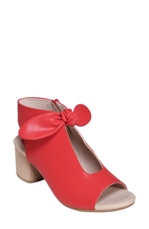 Kimora Bow Block Heel Bootie (Women)