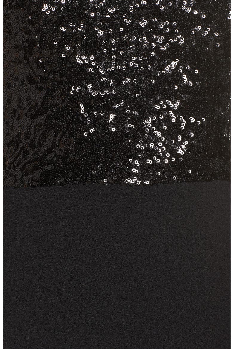 Sequin Embellished Jumpsuit, Alternate, color, BLACK