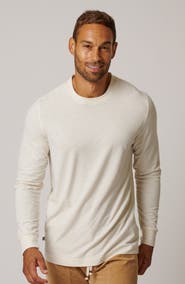 LEISURE LAB Long Sleeve Slub T-Shirt