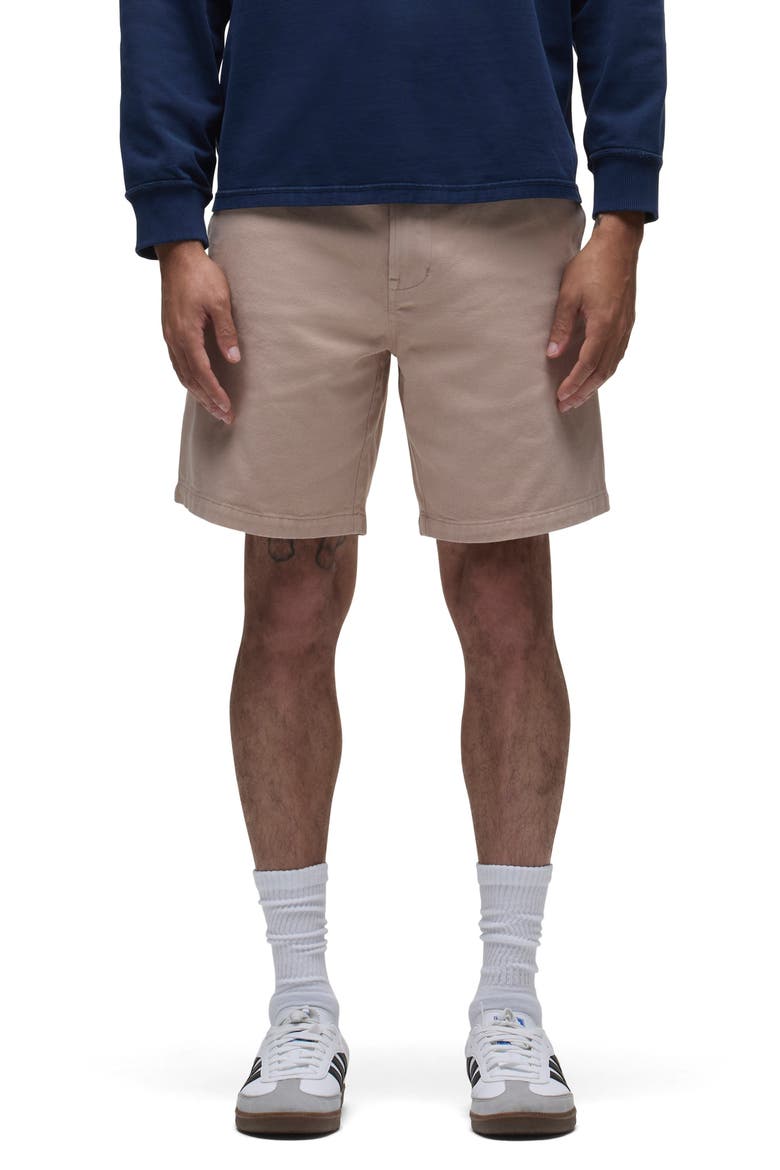 Venice Denim Chino Shorts, Main, color, ROSE DUST