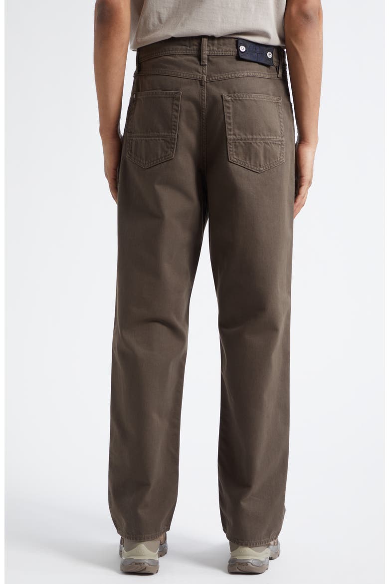 Cotton Five-Pocket Straight Leg Pants, Alternate, color, UMBER