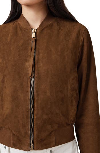 Orten Suede Bomber Jacket