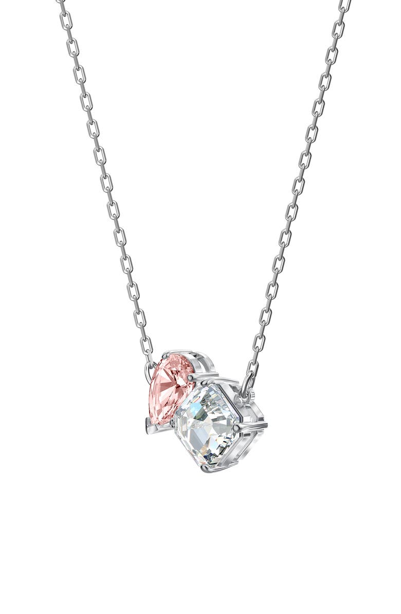 Swarovski Mesmera Crystal Hearts Pendant Necklace, Alternate, color, 