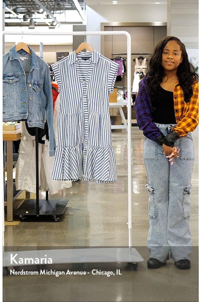 Trisha Stripe Cotton Shirtdress video