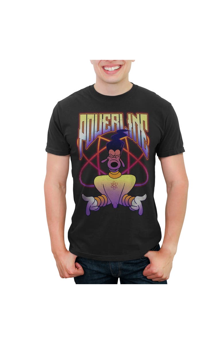 A Goofy Movie Men's A Goofy Movie Powerline Retro Graphic T-Shirt, Main, color, Navy Blue
