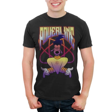 Men's A Goofy Movie Powerline Retro  Graphic T-Shirt