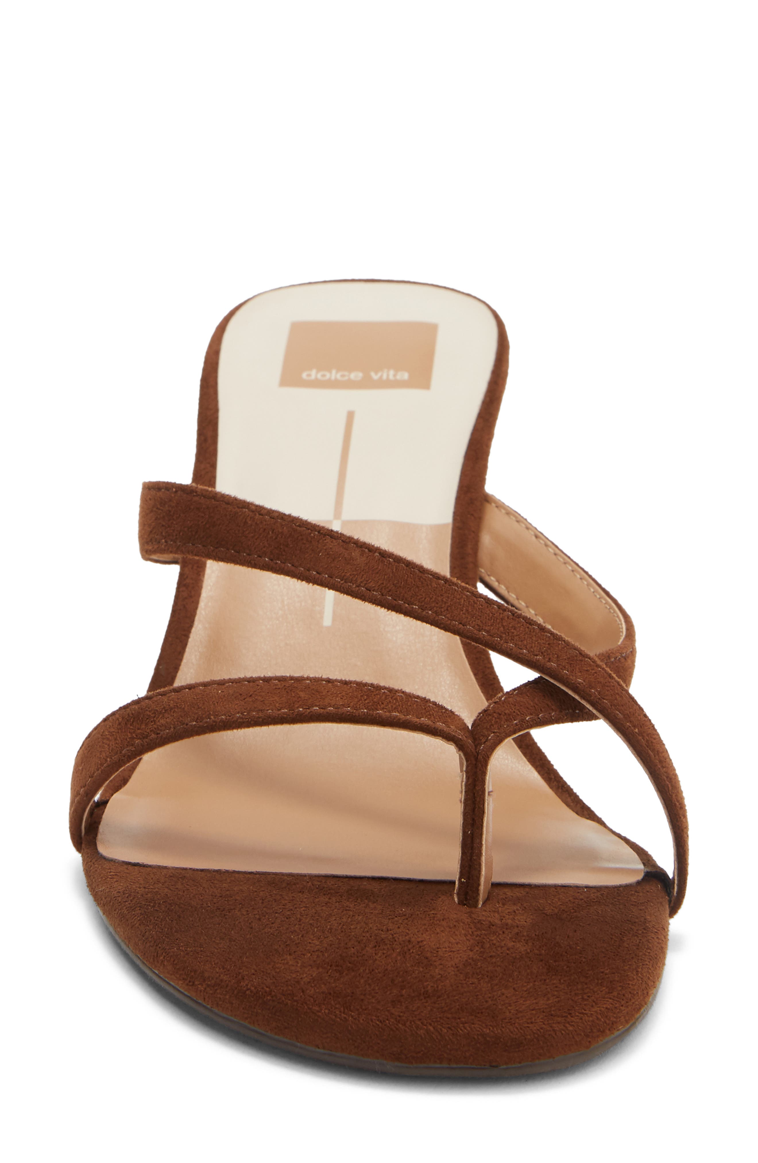 Daisy Slide Sandal, Alternate, color, COCOA STELLA SUEDE