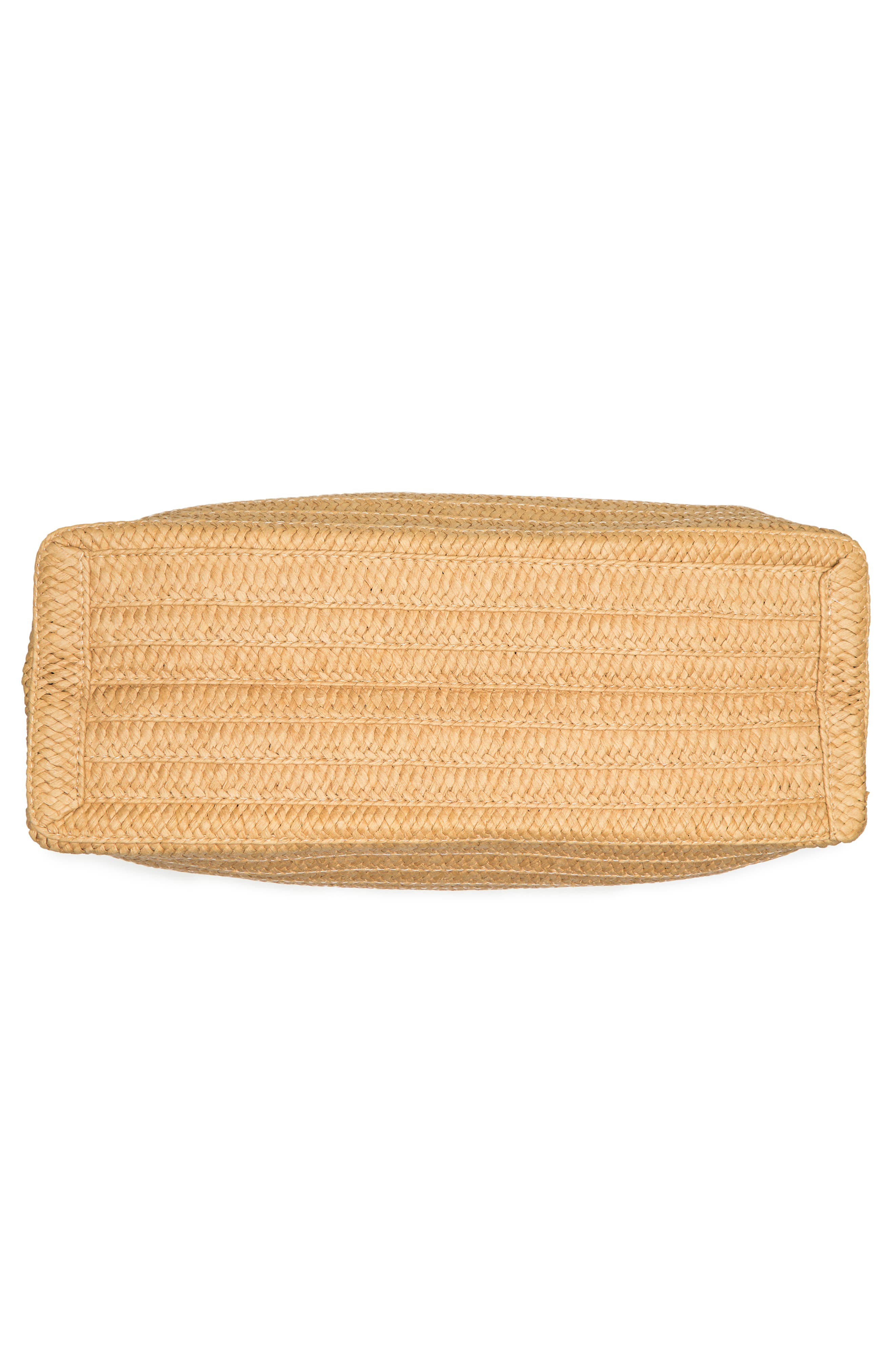 BTB Los Angeles Hola Beaches Straw Tote, Alternate, color, 