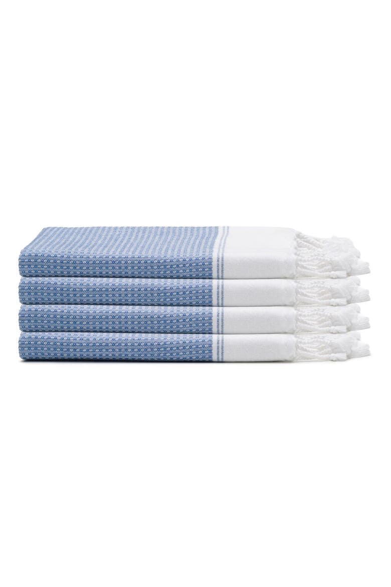 Pria Turkish Cotton Hand Towel Bundle, Main, color, Denim Blue