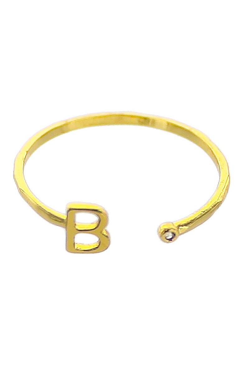 Initial Ring, Main, color, GOLD-B
