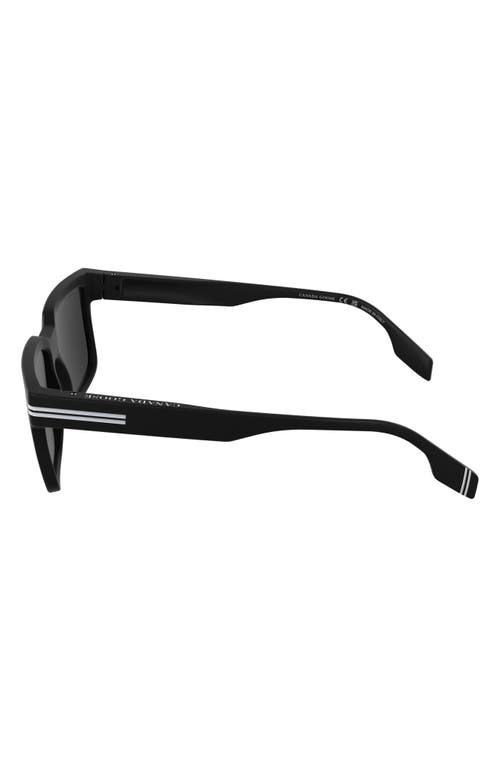 Canada Goose 59mm Modified Rectangular Sunglasses In Matte Black