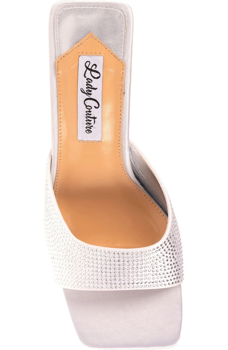 LADY COUTURE Reese Heeled Sandal, Alternate, color, Silver