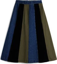 Desigual A-Line Panel Skirt