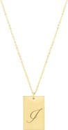 Set & Stones Stella Initial Necklace