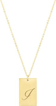 Set & Stones Stella Initial Necklace