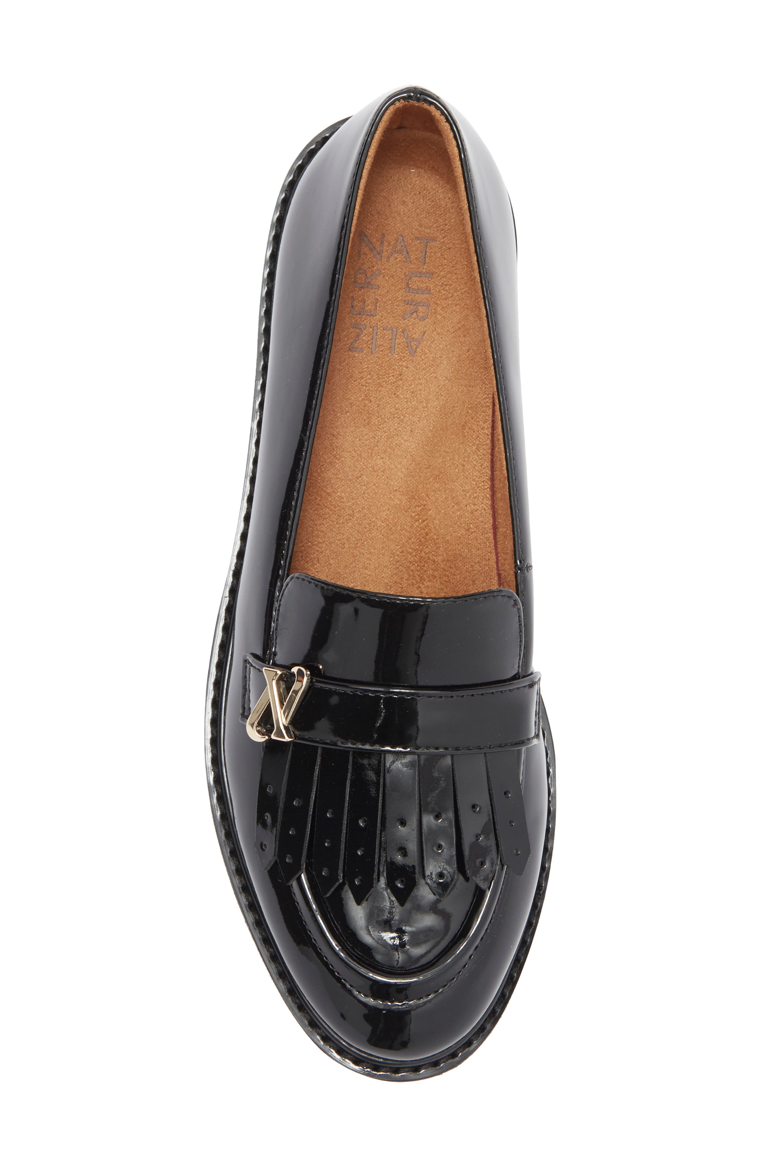 Naturalizer Expert Kilted Platform Loafer - Wide Width Available, Alternate, color, Black