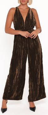 Petal & Pup Melody Crushed Velvet Jumpsuit