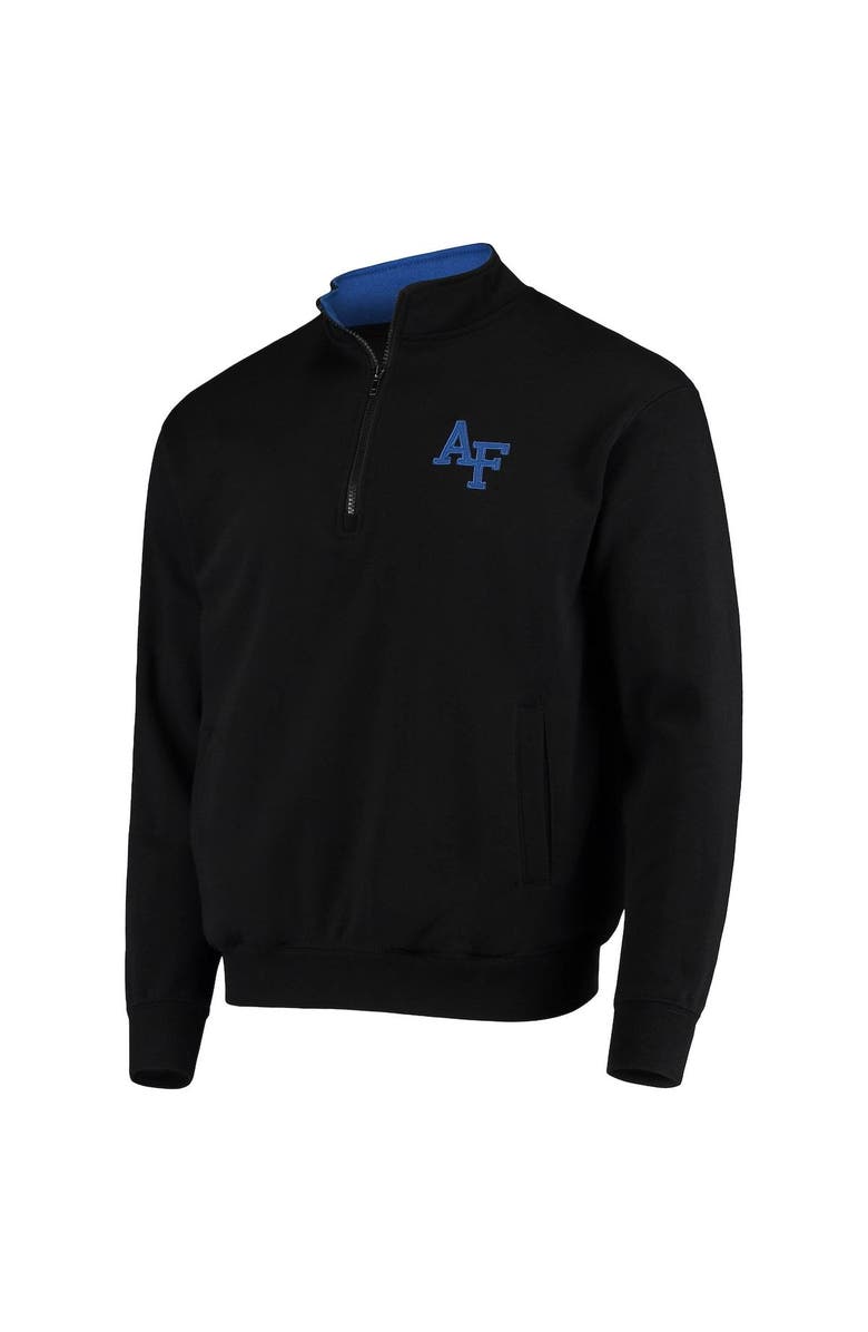 COLOSSEUM Men's Colosseum Black Air Force Falcons Tortugas Logo Quarter-Zip Jacket, Alternate, color, Black