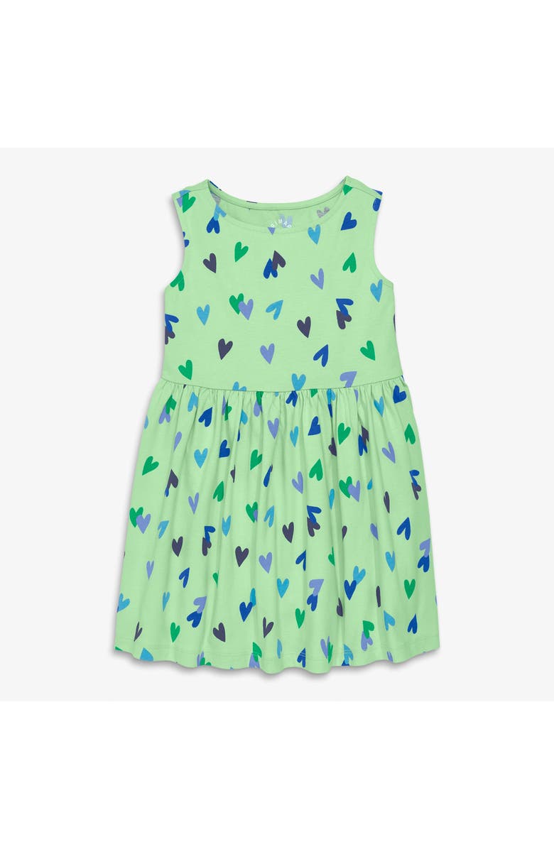 Primary Kids Recess Dress In Conetti Hearts, Main, color, Pear Multi Confetti Hearts