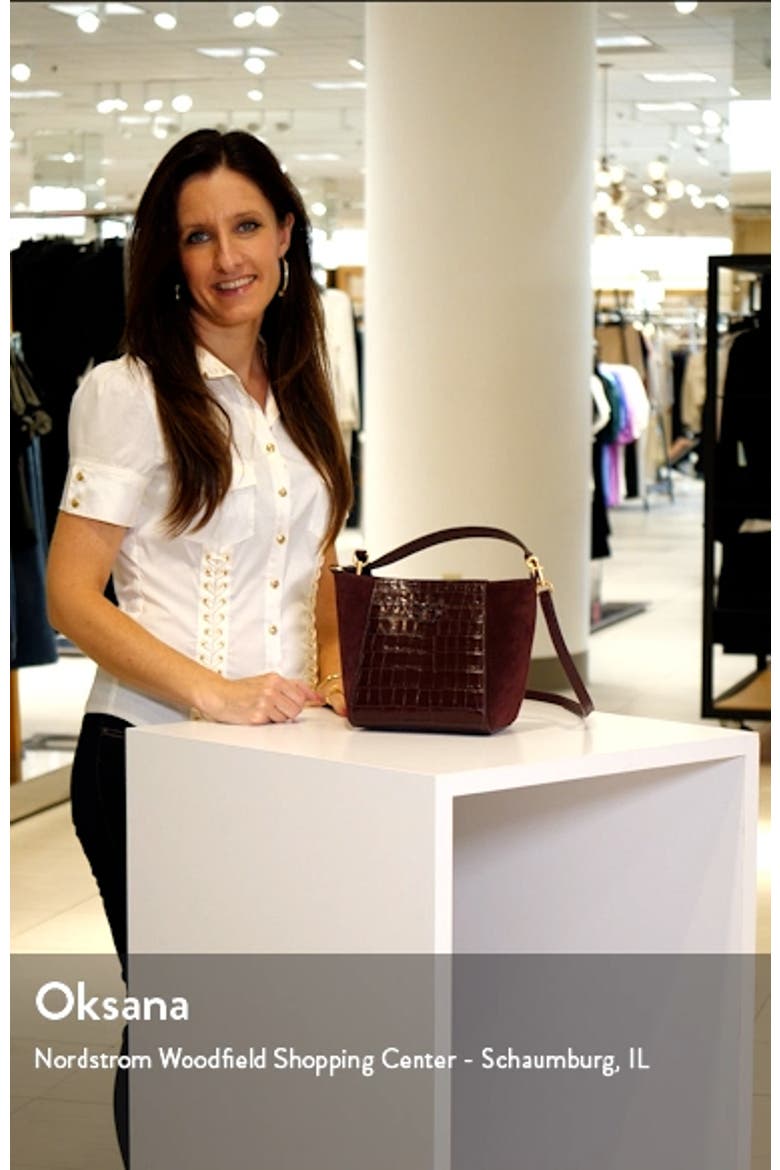 McGraw Embossed Small Bucket Bag video