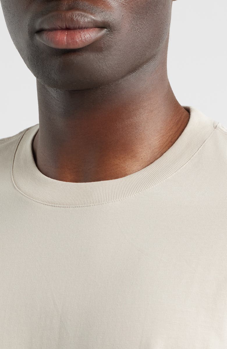 Organic Basics True Heavy Boxy Fit Organic Cotton T-Shirt, Alternate, color, Sandstone