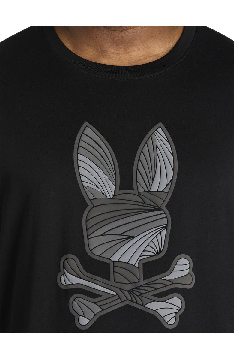 Psycho Bunny Big & Tall Baxter Embossed Graphic Tee, Alternate, color, 