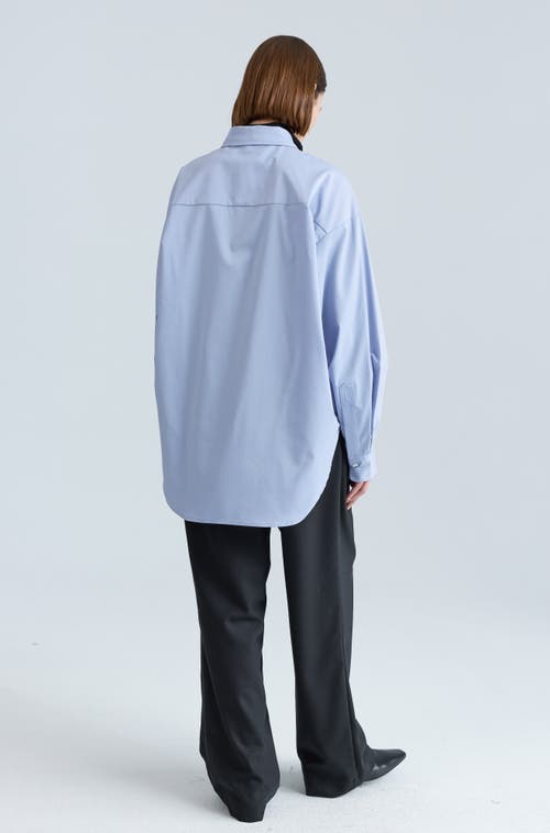 Almina Concept Wool Pants In Blue
