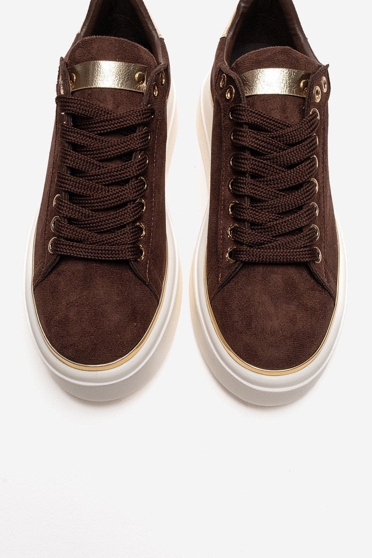 Borena Platform Sneaker, Alternate, color, Brown Suede