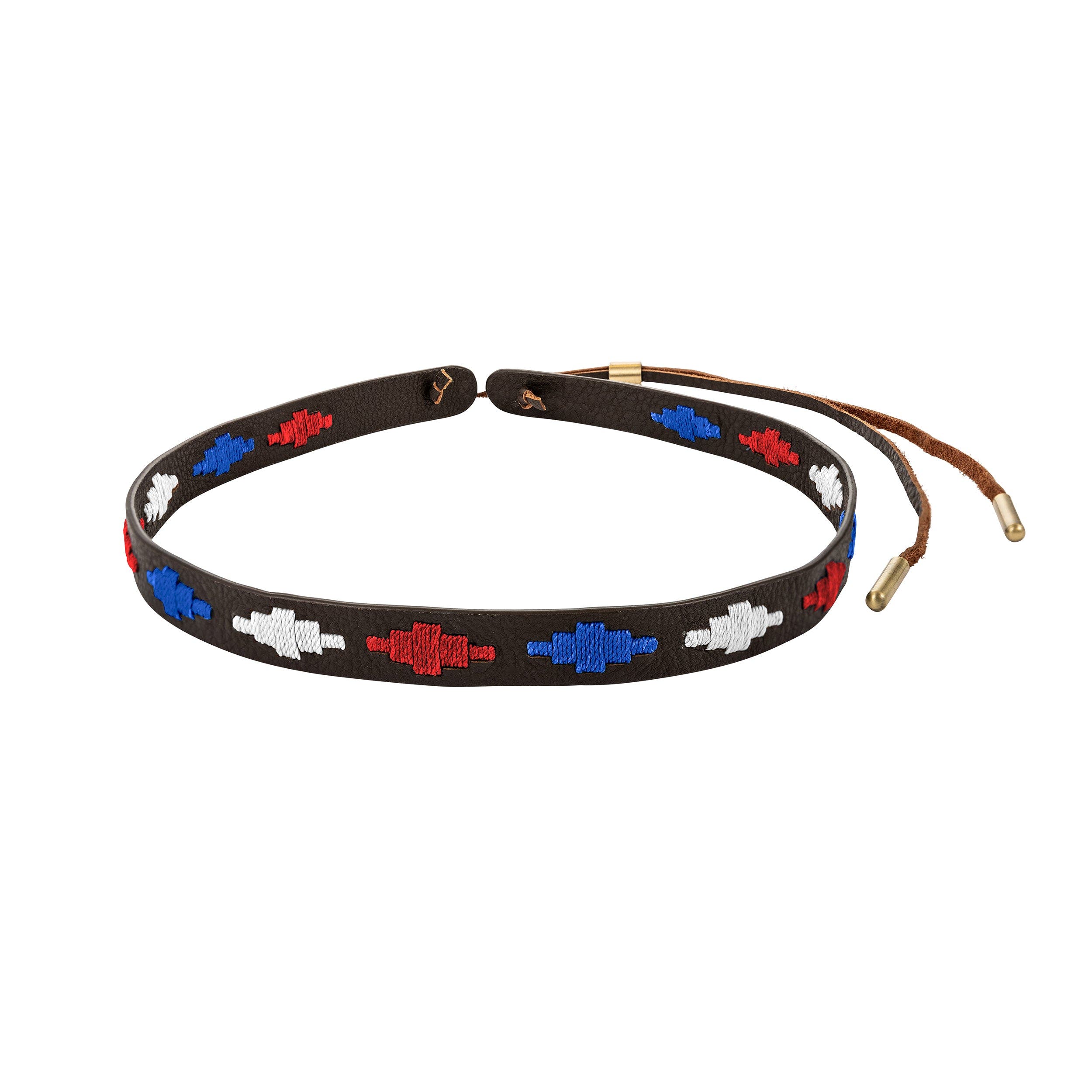 selected Brown/White/Blue/Red