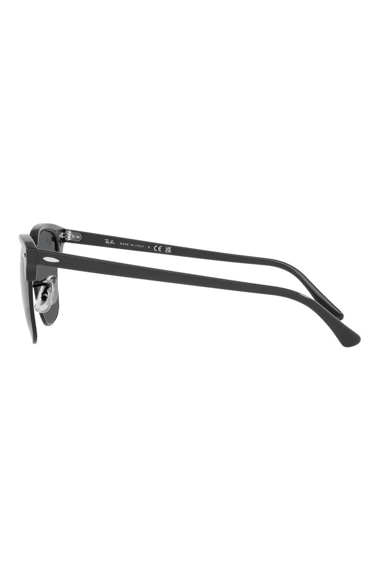 Clubmaster 51mm Square Sunglasses, Alternate, color, DARK GREY