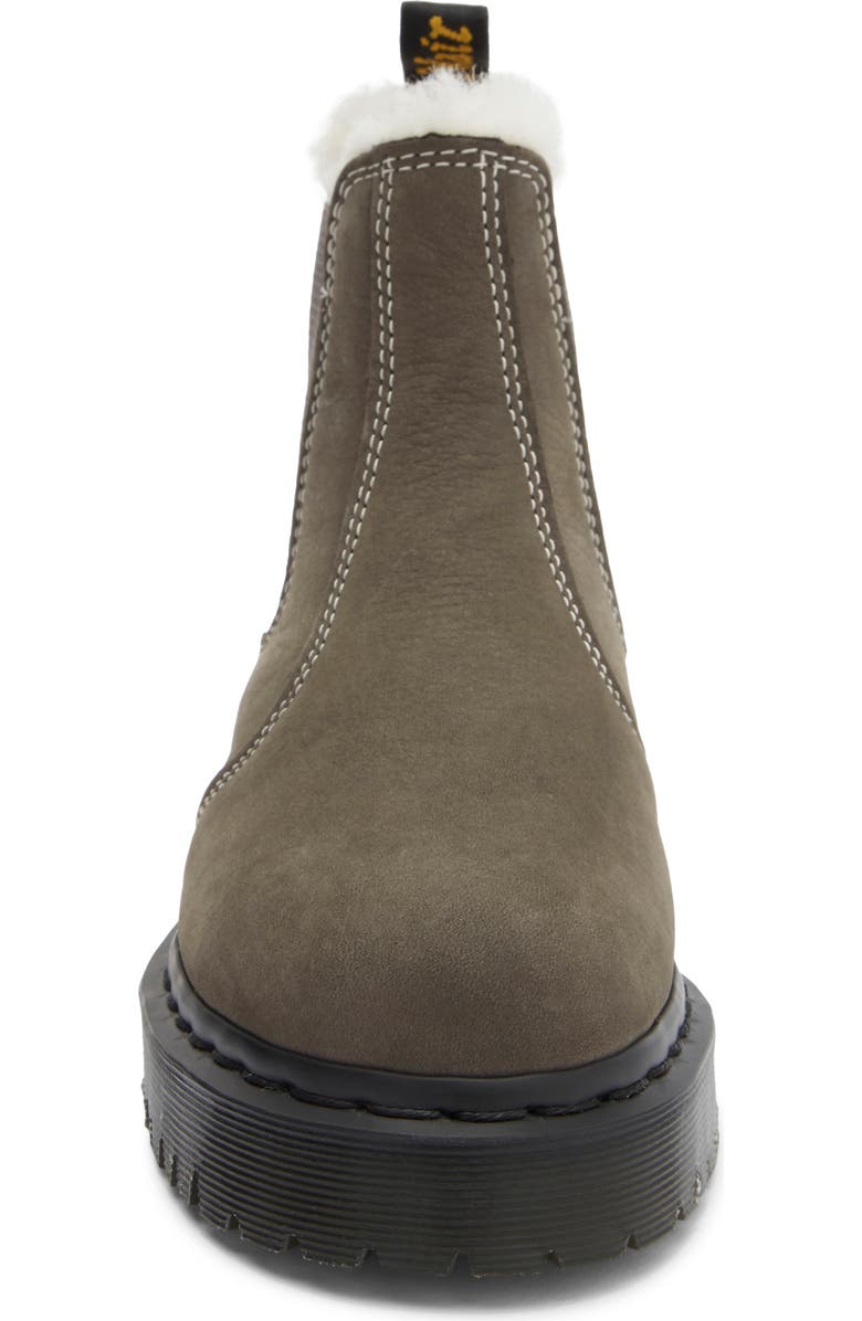 Dr. Martens 2976 Bex Faux-Fur Lined Boot, Alternate, color, Gunmetal