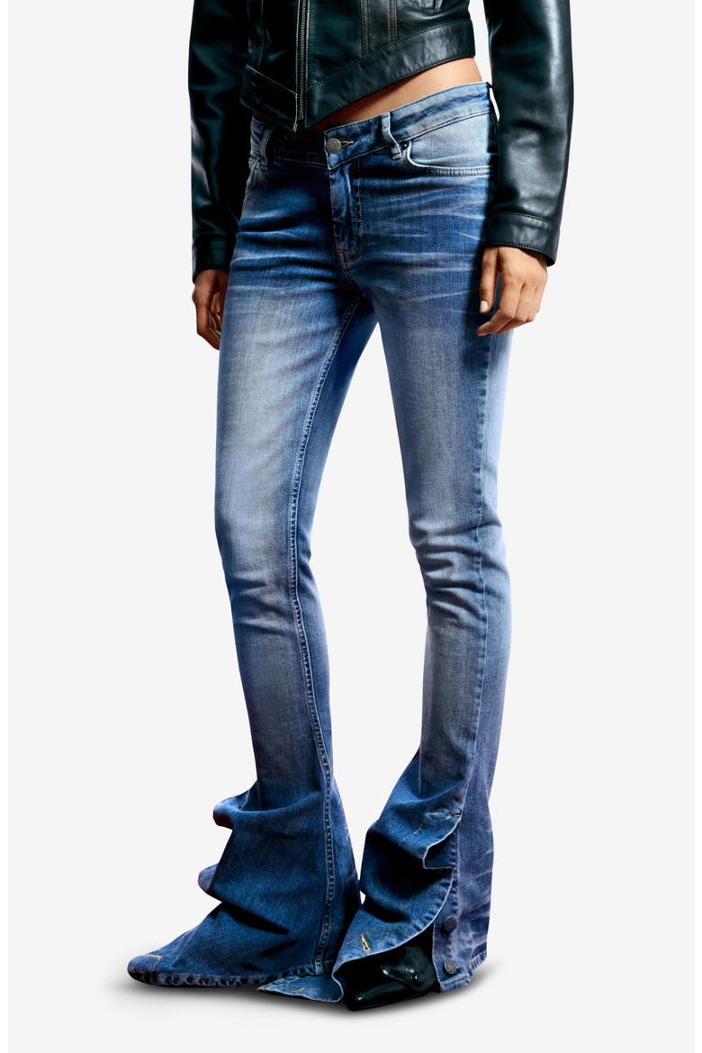 Low Rise Jeans, Main, color, MEDIUM BLUE