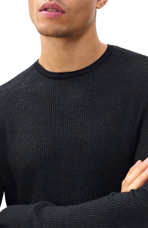 Rag & Bone Gregory Cashmere Crewneck Sweater In Black