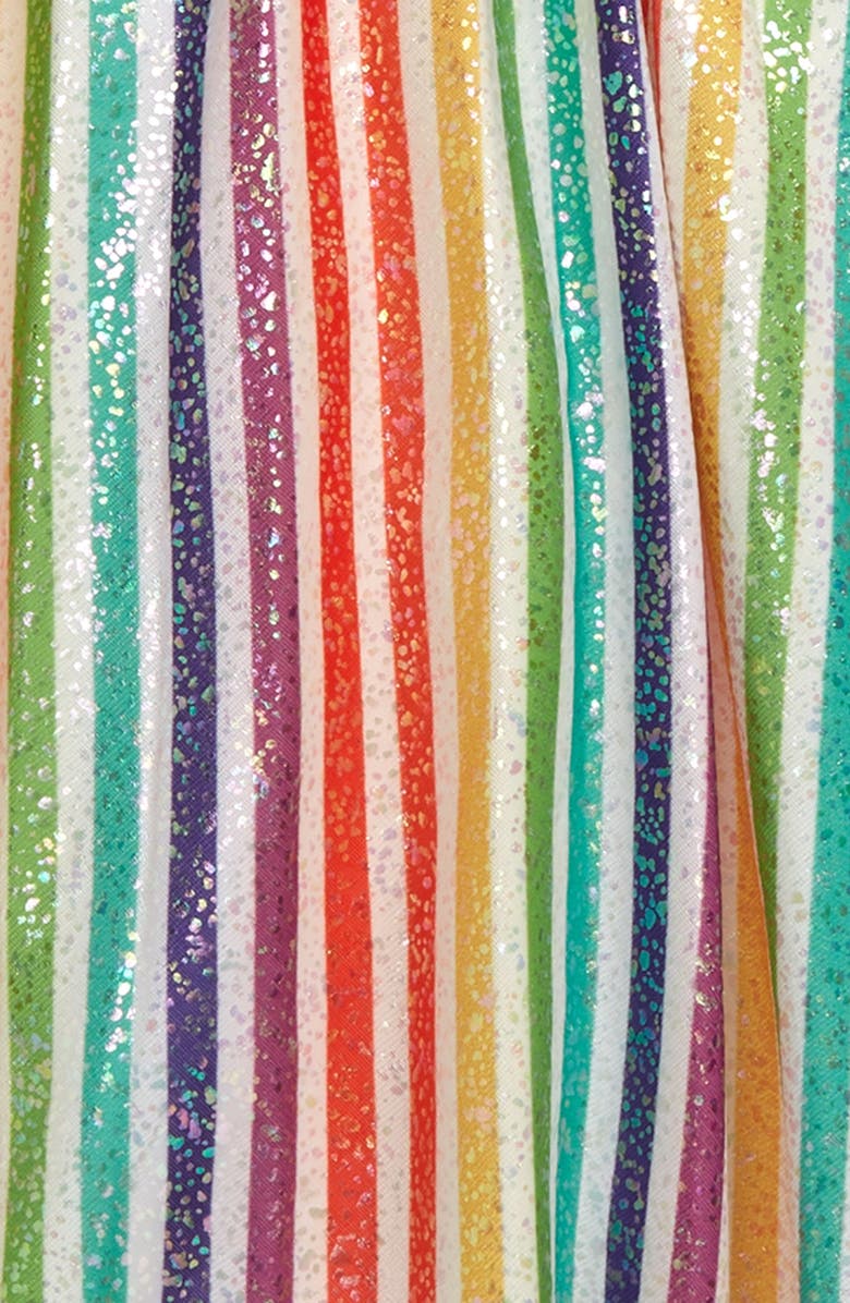 Truly Me Kids' Pleat Rainbow Skirt, Alternate, color, 