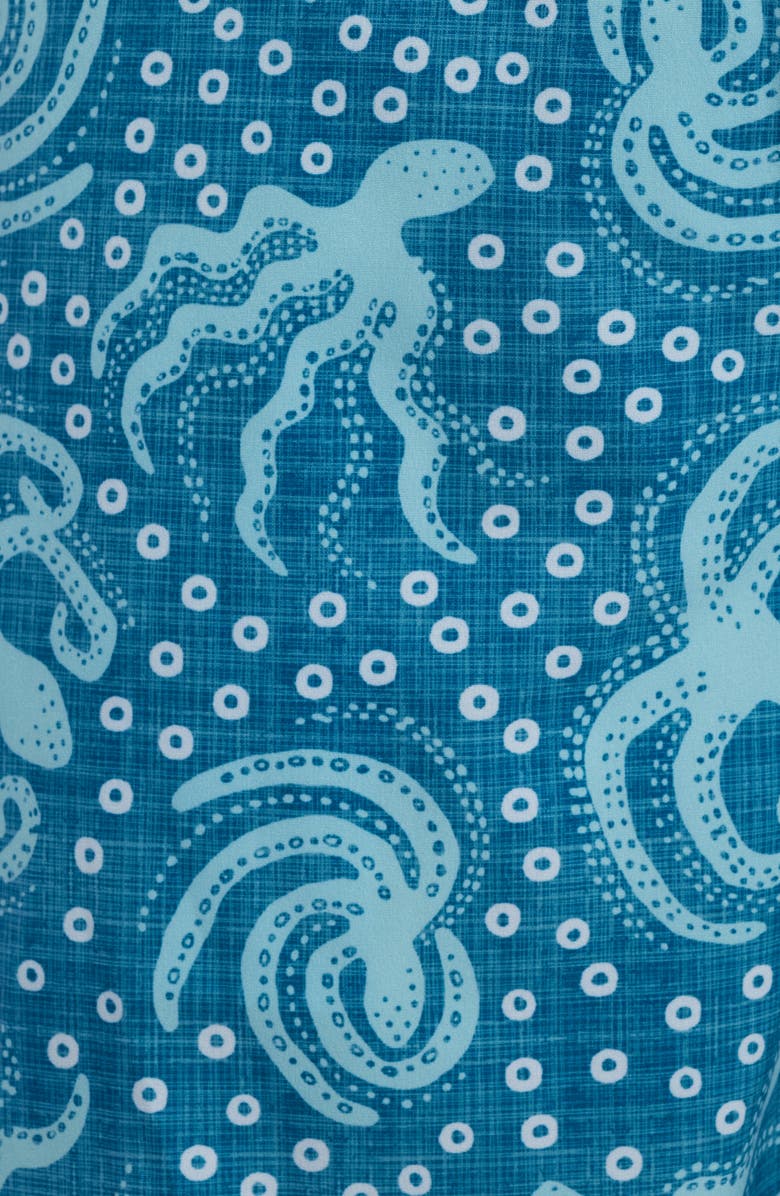 johnnie-O Big Blue Swim Trunks, Alternate, color, Barrels Blue