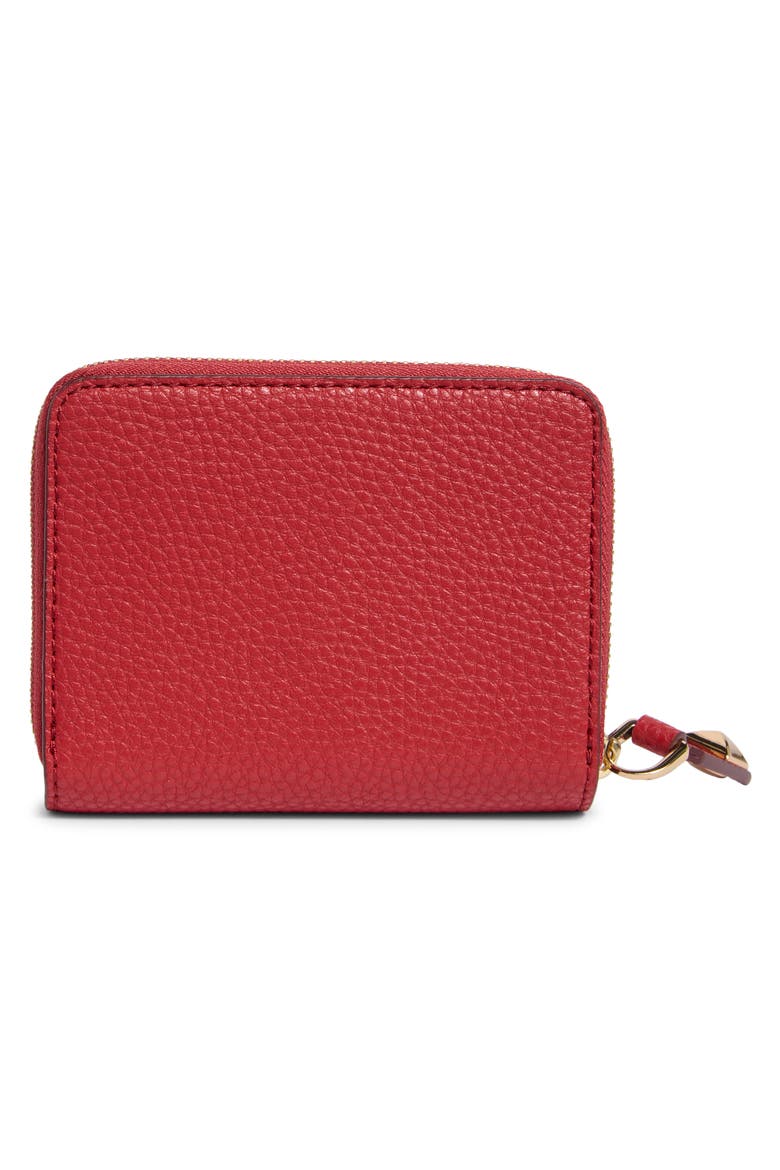 Bold SLG Mini Compact Wallet, Alternate, color, SAVVY RED