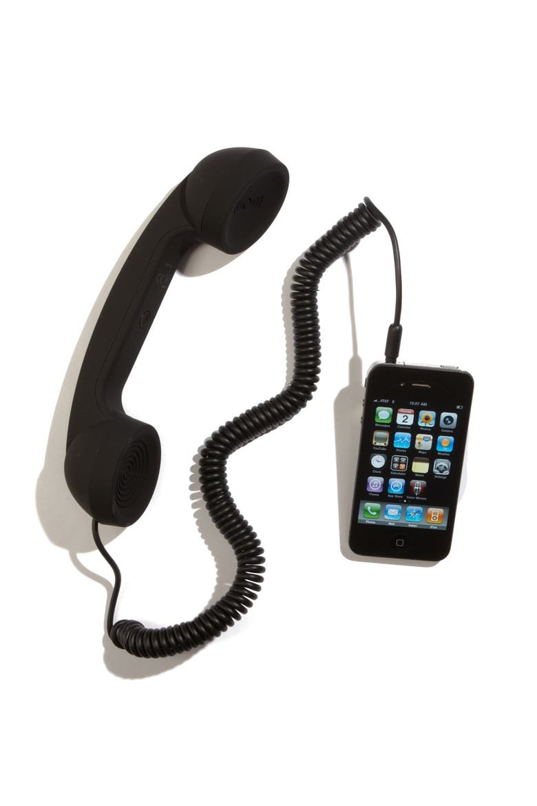 'Pop Phone' Handset, Main, color, BLACK